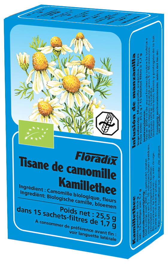 Tisane / infusion à la fleur de camomille – Salus